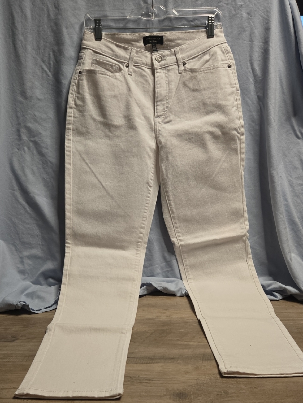 Banana Republic Cream Flare Jeans